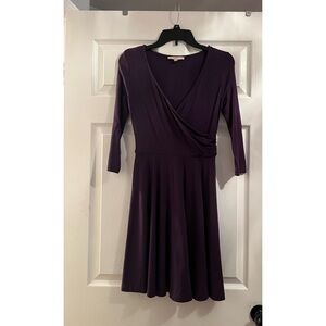 Purple Wrap Dress- XS